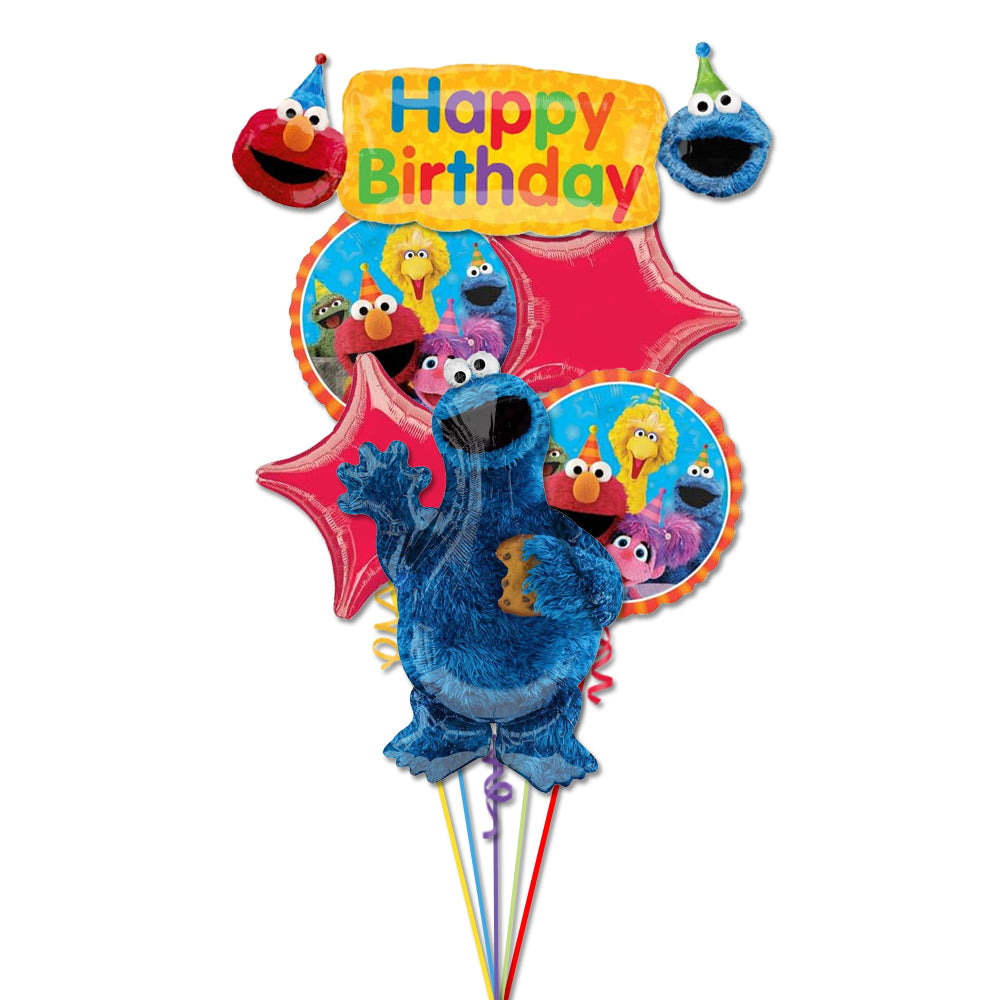 Cookie Monster Balloon Bouquet